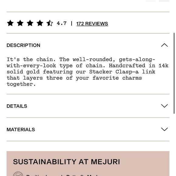 Mejuri Rolo Chain Charm Necklace - Picture 6 of 8